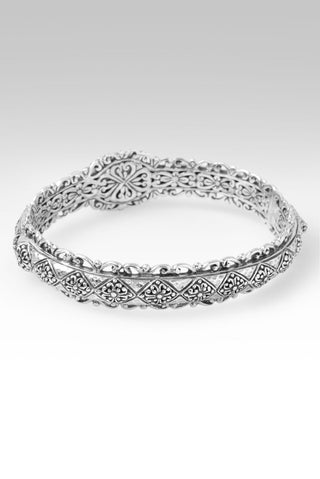 Jesus Take Control Bangle Bracelet™ in Tanzanite - Bangle - only found at SARDA™