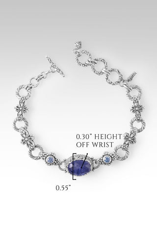 Jesus Take Control Bracelet™ in Tanzanite & Celestial Blue™ Mystic Moissanite - Multi Stone - only found at SARDA™