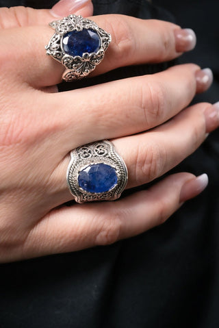 Jesus Take Control Ring III™ in Tanzanite - Dinner - only found at SARDA™