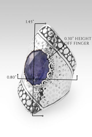 Jesus Take Control Ring™ in Tanzanite - Dinner - only found at SARDA™