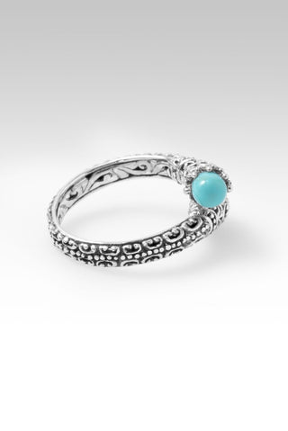 Joy Is Stayin' Here Ring™ in Mexican Turquoise - Bypass - only found at SARDA™