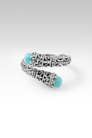 Joy Is Stayin' Here Ring™ in Mexican Turquoise - Bypass - only found at SARDA™
