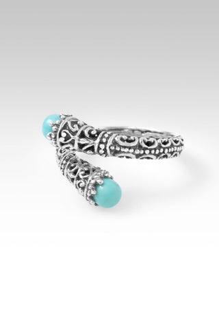 Joy Is Stayin' Here Ring™ in Mexican Turquoise - Bypass - only found at SARDA™