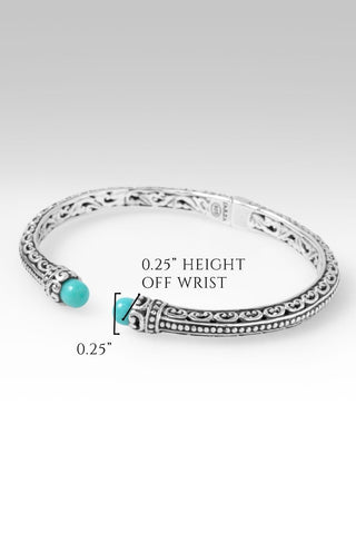 Joy Is Stayin' Here Tip-To-Tip Bracelet™ in Mexican Turquoise - Tip-to-Tip - only found at SARDA™