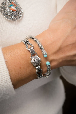 Joy Is Stayin' Here Tip-To-Tip Bracelet™ in Mexican Turquoise - Tip-to-Tip - only found at SARDA™