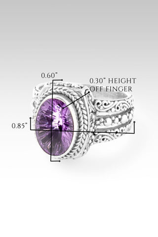 Joyful Expectations Ring™ in Amethyst - Dinner - only found at SARDA™