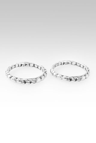 Joyful Worship Ring Set of 2™ in Chainlink - Stackable - only found at SARDA™