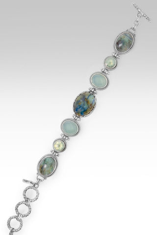 Keep Dreaming Bracelet™ in Chrysocolla in Quartz, Seafoam Chalcedony & Prehnite - Multi Stone - only found at SARDA™