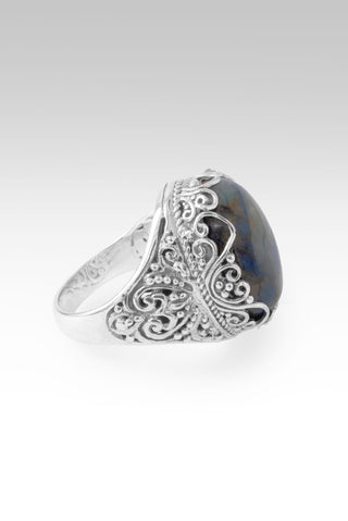 Keep Dreaming Ring™ in Chrysocolla in Quartz - Statement - only found at SARDA™