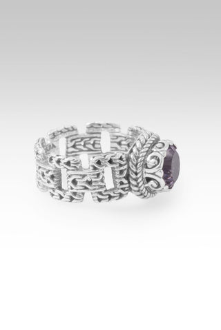 Keep Praying for Healing Ring™ in Rose De France Amethyst - Dinner - only found at SARDA™