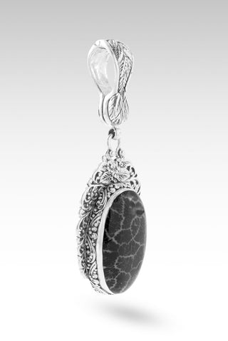 Kind Heart Pendant™ in Black Indonesian Coral - Single Stone - only found at SARDA™