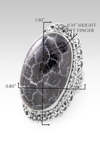 Kind Heart Ring™ in Black Indonesian Coral - Statement - only found at SARDA™