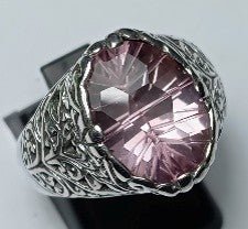 King to Come Ring™ in Pink Cashmere™ Mystic Quartz - Dinner - only found at SARDA™