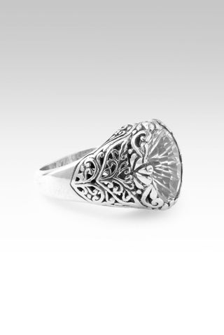 King to Come Ring™ in White Quartz - Dinner - only found at SARDA™