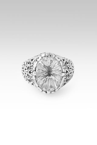 King to Come Ring™ in White Quartz - Dinner - only found at SARDA™