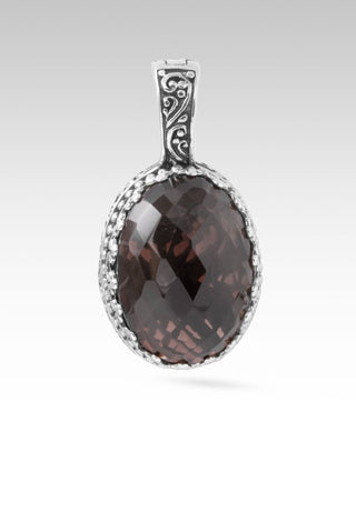 Knows All My Needs Pendant™ in Smoky Quartz - Single Stone - only found at SARDA™