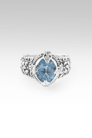 Lasting Healing Ring™ in Arctic Blue Topaz - Dinner - only found at SARDA™