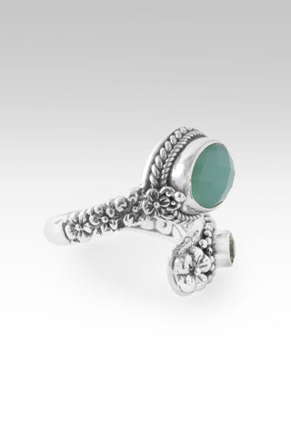 Lasting Promises Ring™ in Chrysoprase & Peridot - Bypass - only found at SARDA™