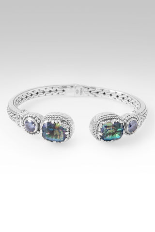 Lead Us to Believe Tip-To-Tip Bracelet™ in True Picasso™ Mystic Quartz & Celestial Blue™ Mystic Moissanite - Tip-to-Tip - only found at SARDA™