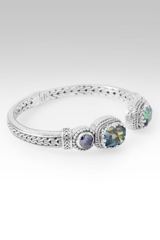 Lead Us to Believe Tip-To-Tip Bracelet™ in True Picasso™ Mystic Quartz & Celestial Blue™ Mystic Moissanite - Tip-to-Tip - only found at SARDA™