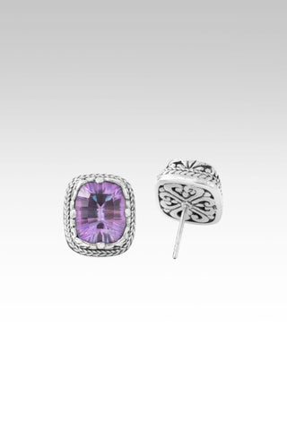 Leads to Live Earrings™ in Pink Vapor™ Mystic Quartz - Stud - only found at SARDA™