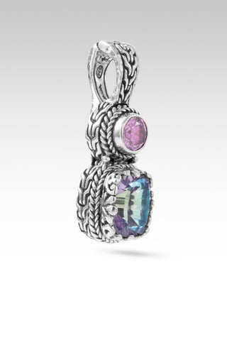 Leads to U Pendant™ in Pink Vapor™ Mystic Quartz & Perfect Pink™ Mystic Moissanite - Multi Stone - only found at SARDA™