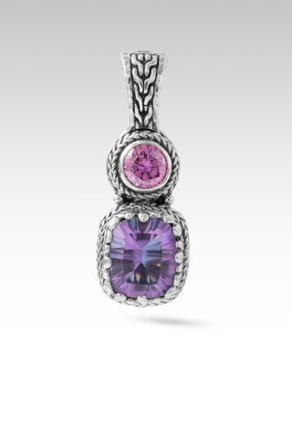 Leads to U Pendant™ in Pink Vapor™ Mystic Quartz & Perfect Pink™ Mystic Moissanite - Multi Stone - only found at SARDA™