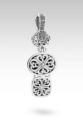 Less Apathy, More Love Pendant™ in Chocolate Tiger's Eye, Laguna Lace Agate & Garnet - Multi Stone - only found at SARDA™