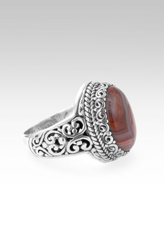 Less Apathy, More Love Ring II™ in Laguna Lace Agate - Dinner - only found at SARDA™