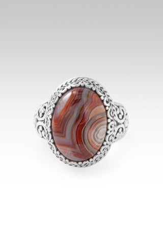 Less Apathy, More Love Ring II™ in Laguna Lace Agate - Dinner - only found at SARDA™