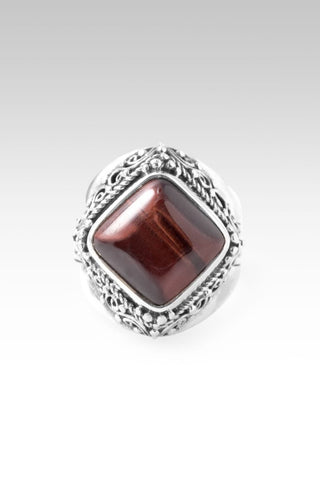 Less Apathy, More Love Ring™ in Chocolate Tiger's Eye - Dinner - only found at SARDA™