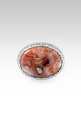 Less Apathy, More Love Ring™ in Laguna Lace Agate - Dinner - only found at SARDA™