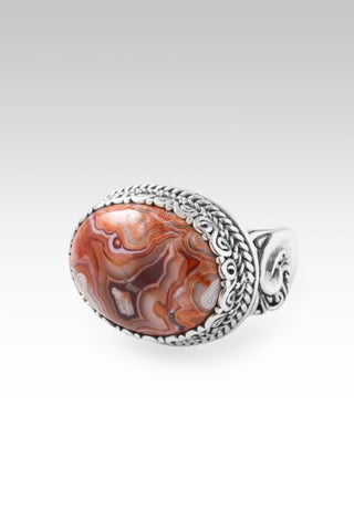 Less Apathy, More Love Ring™ in Laguna Lace Agate - Dinner - only found at SARDA™