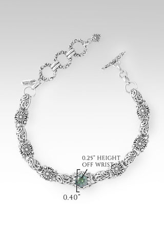 Less Distraction, More Awareness Bracelet™ in Bali Hai™ Mystic Moissanite - Single Stone - only found at SARDA™