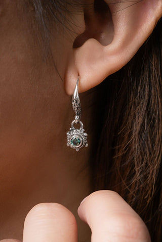Less Distraction, More Awareness Earrings II™ in Bali Hai™ Mystic Moissanite - Bali Wire - only found at SARDA™