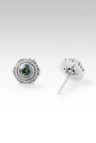 Less Distraction, More Awareness Earrings™ in Bali Hai™ Mystic Moissanite - Stud - only found at SARDA™