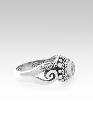Less Distraction, More Awareness Ring II™ in Bali Hai™ Mystic Moissanite - Dinner - only found at SARDA™