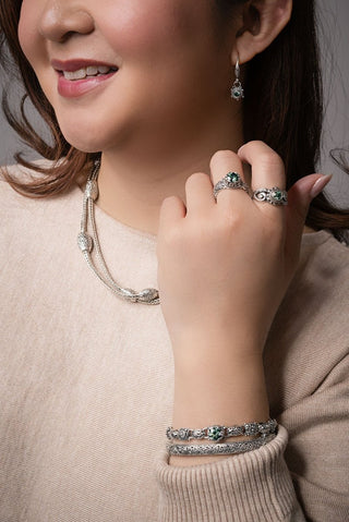 Less Distraction, More Awareness Ring™ in Bali Hai™ Mystic Moissanite - Dinner - only found at SARDA™