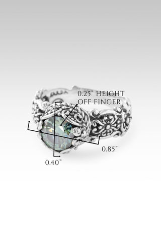 Less Distraction, More Awareness Ring™ in Bali Hai™ Mystic Moissanite - Dinner - only found at SARDA™