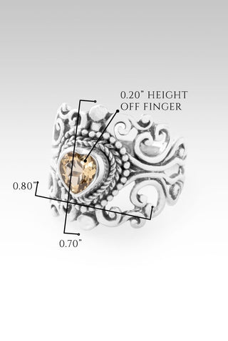 Less Ego, More Heart Ring™ in Yellow Beryl - Dinner - only found at SARDA™