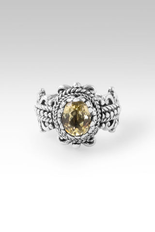 Less Expectation, More Thanks Ring™ in Canary Kunzite - Dinner - only found at SARDA™