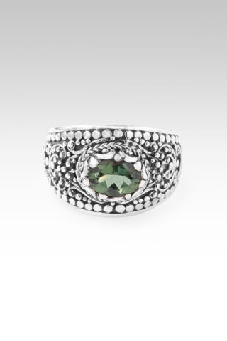 Less Fight, More Peace Ring™ in Chrome Apatite - Statement - only found at SARDA™