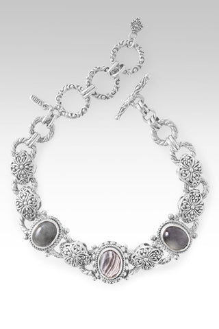 Less Pessimism, More Optimism Bracelet™ in Botswana Banded Agate & Eagle's Eye - Multi Stone - only found at SARDA™