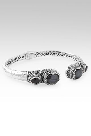 Less Resistance, More Flow Tip - To - Tip Bracelet™ in Eagle's Eye & Black Spinel - Tip - To - Tip - only found at SARDA™