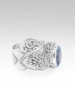 Let Healing Begin Ring™ in Arctic Blue Topaz - Statement - only found at SARDA™
