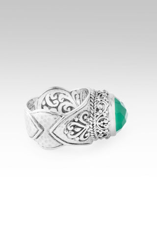 Let Healing Begin Ring™ in Green Onyx - Statement - only found at SARDA™