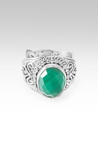 Let Healing Begin Ring™ in Green Onyx - Statement - only found at SARDA™