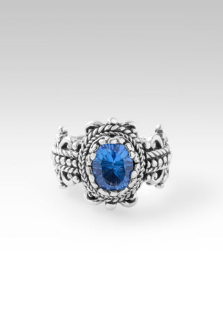 Let Healing In Ring™ in Royal Bali Blue™ Mystic Topaz - Dinner - only found at SARDA™