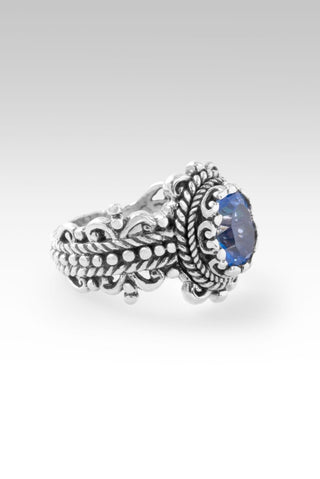 Let Healing In Ring™ in Royal Bali Blue™ Mystic Topaz - Dinner - only found at SARDA™