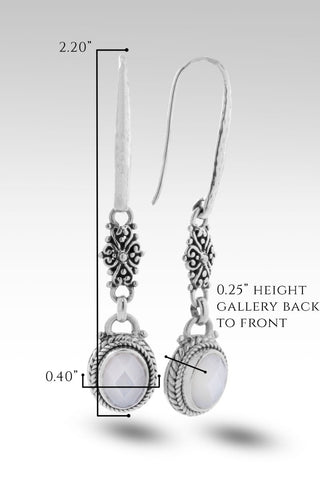Let Promises Shine Earrings™ in White Mother of Pearl - Bali Wire - SARDA™